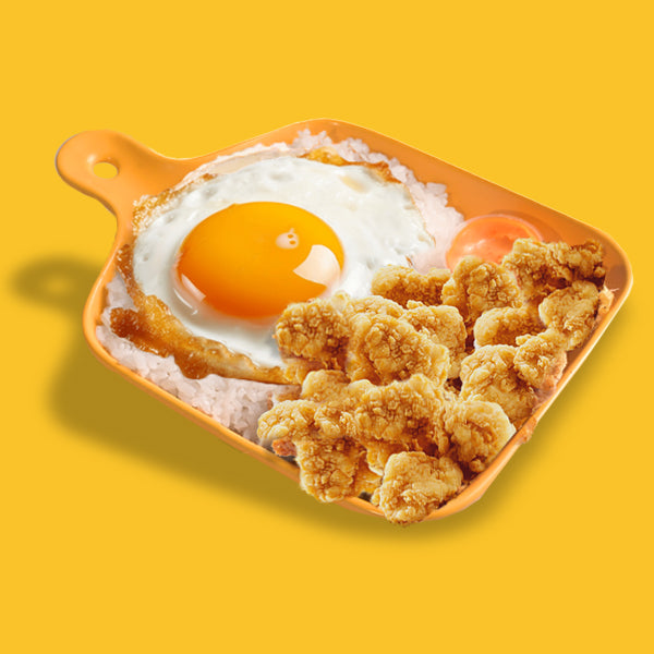 Kpop Chicken with Rice and Egg