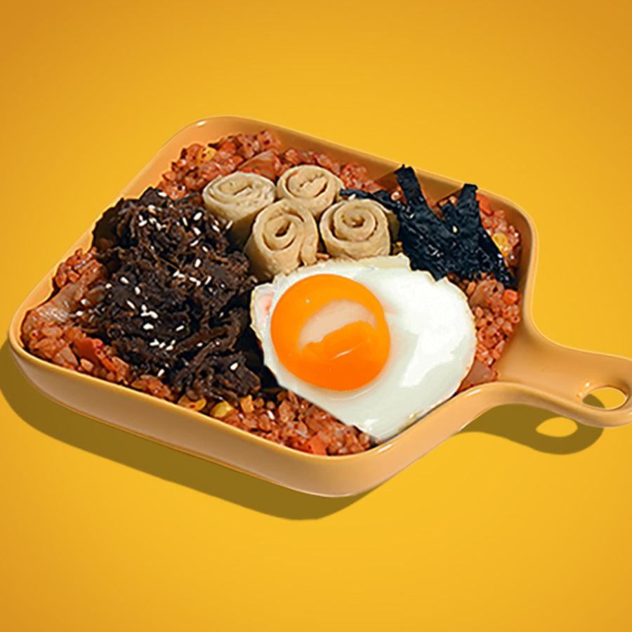Beef Kimchi Rice – Momoeggdrop