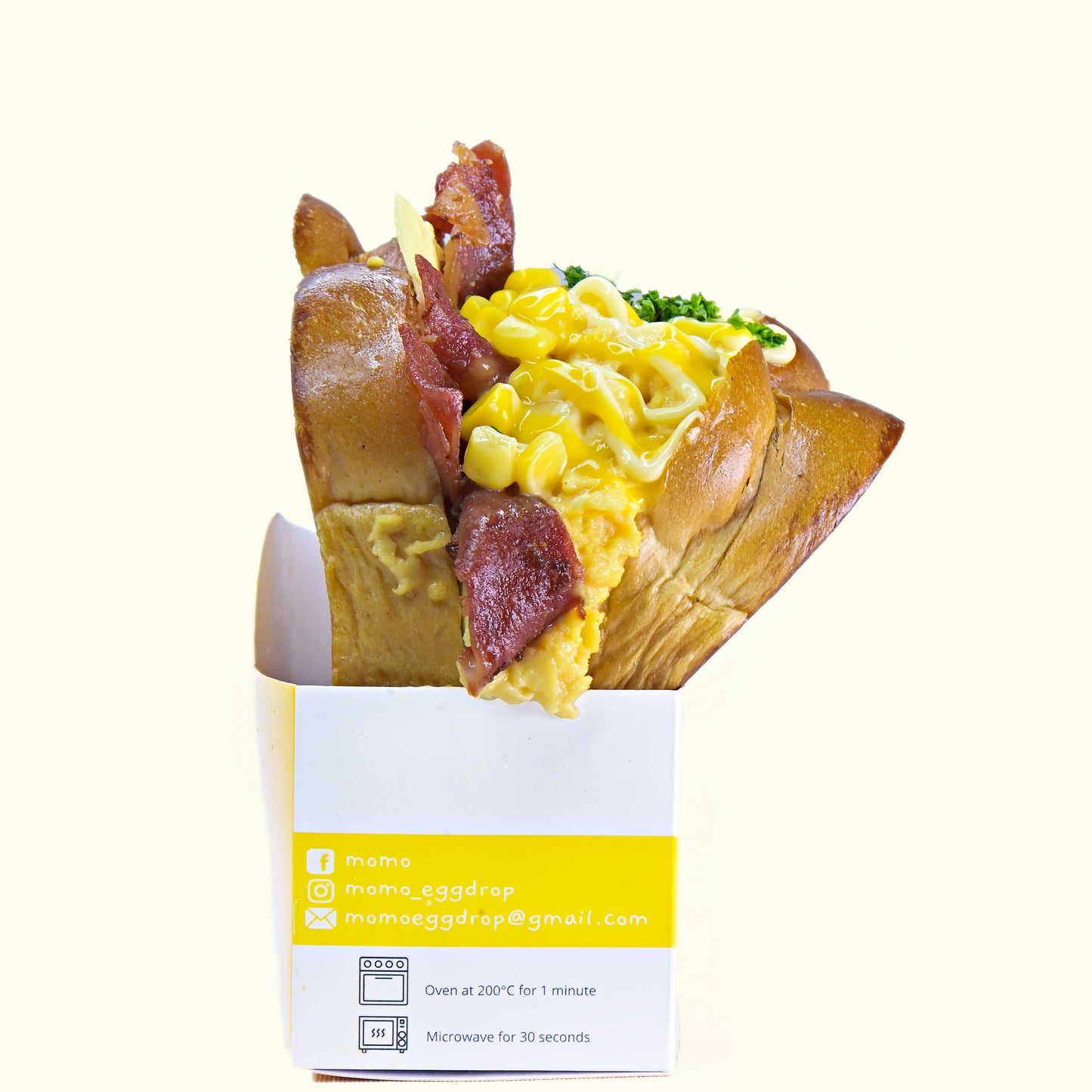 Gwangju Eggdrop (Bacon & Corn)